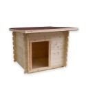 Outdoor wooden kennel medium-small dogs 98x77 h84cm Lilly Sale