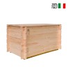 Wooden outdoor storage chest 250 Lt Giove On Sale