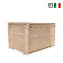 Outdoor Wooden Storage Chest 183L Giunone On Sale