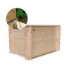 Outdoor Wooden Storage Chest 183L Giunone Offers