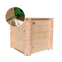 Wooden garden storage chest 99 Lt Gaia Offers