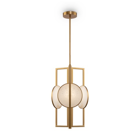 3-light Marble Maytoni modern gold metal pendant chandelier Promotion