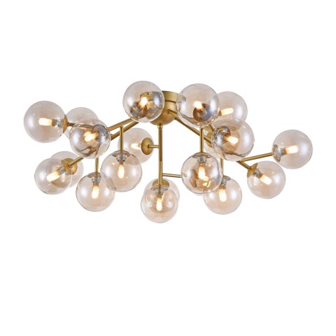 Ceiling light living room spheres glass metal gold Dallas Maytoni Promotion