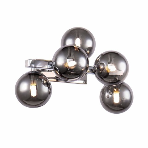 Chrome Wall Lamp with Spheres for Entryway Living Room Dallas Maytoni Promotion