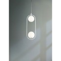 Modern Ring Shaped Pendant Ceiling Lamp with Spheres by Maytoni Sale