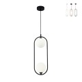 Modern Ring Shaped Pendant Ceiling Lamp with Spheres by Maytoni Promotion
