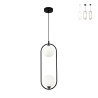 Modern Ring Shaped Pendant Ceiling Lamp with Spheres by Maytoni Promotion