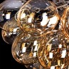 Balbo Maytoni Amber Glass Globe Cluster Ceiling Light Fixture Bulk Discounts