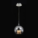 Fermi Maytoni Chrome Glass Sphere Pendant Ceiling Light Ø 20cm Sale