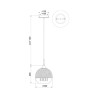 Fermi Maytoni Chrome Glass Sphere Pendant Ceiling Light Ø 20cm Discounts