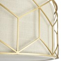 Modern Gold Ceiling Light with Fabric Lampshade Messina Maytoni Sale