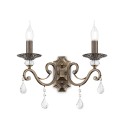 Grace Maytoni Classic Wall Sconce with Crystals, 2 Lights Promotion