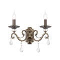 Grace Maytoni Classic Wall Sconce with Crystals, 2 Lights Promotion