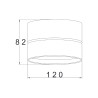 Modern Round Ceiling Lamp Black Adjustable LED Light Onda Maytoni Discounts