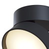Modern Round Ceiling Lamp Black Adjustable LED Light Onda Maytoni Offers