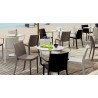 Outdoor stackable chair garden bar restaurant polypropylene Perla BICA 