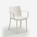 Stackable outdoor bar garden chair with armrests Victoria BICA Characteristics
