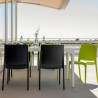 Stock 25 chairs garden bar restaurant outdoor stackable Volga BICA 