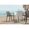 Stock 23 stackable outdoor garden chairs with armrests Victoria BICA Choice Of