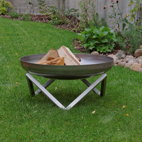 Round steel brazier for outdoor garden barbecue Yanartas Promotion