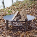 Round steel barbecue brazier Ø 80cm for outdoor Nova Offers