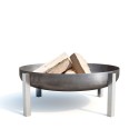 Outdoor steel barbecue hearth brazier for garden Pape On Sale