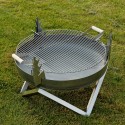 Steel grill for barbecue BBQ outdoor brazier for the garden Sale