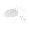 Steel grill for barbecue BBQ outdoor brazier for the garden Choice Of