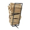 Firewood holder for fireplace stove living room modern design Log Rack Sale