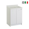 2 door washbasin unit with washboard 60x50cm Edilla Montegrappa On Sale