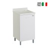 Laundry Cabinet with 1 Door 45x50cm, Washboard Included - Edilla Montegrappa On Sale