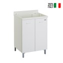 60x50cm 2 door washbasin unit Edilla Montegrappa On Sale