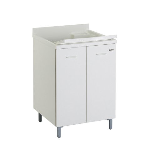Axis washbasin 60x60cm laundry cabinet 2 doors Edilla Montegrappa Promotion