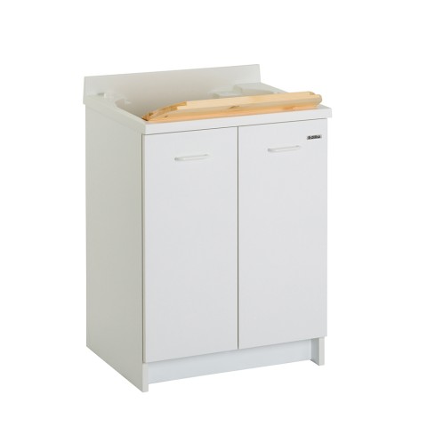 Wooden washboard cabinet 2 doors 60x50cm laundry Edilla Montegrappa Promotion