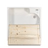 2 door washbasin unit 60x60cm washbasin wooden board Edilla Montegrappa Catalog