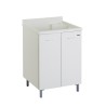 Washbasin unit laundry board wood 2 doors 60x60cm Edilla Montegrappa Offers