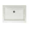 Ceramic Laundry Sink with Basin and Wooden Board, 2 Doors, 83x60cm Acqua Edilla Catalog
