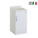 Washbasin 45x50cm for outdoor use axis washbasin Piuvella Montegrappa On Sale