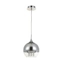Fermi Maytoni Chrome Glass Sphere Pendant Ceiling Light Ø 20cm Promotion