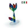 pop art style coloured plexiglass flower decorative sculpture Goblet Discounts