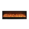 Recessed wall electric fireplace 180cm LED flame 1500W Amiata Offers