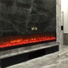 Modern electric fireplace 1500W built-in 300cm heat 6 levels Etna On Sale