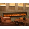 Modern electric fireplace 1500W built-in 300cm heat 6 levels Etna Catalog