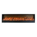 Modern electric fireplace 1500W built-in 300cm heat 6 levels Etna Offers