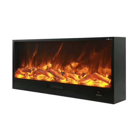 Flame-effect wall-mounted electric fireplace 1500W remote control Vulture Promotion