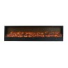 Vesuvio Flame effect wall-recessed electric fireplace 1500W 200cm Offers