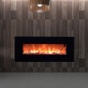 Stelvio 1500W Modern Wall-Mounted Electric Fireplace Heater On Sale