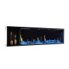Recessed electric fireplace 1500W 190cm multicoloured LED flame Stromboli Offers