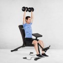 Multifunctional fitness bench reclining leg curl adjustable backrest Musashi Sale