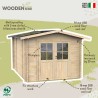 Wooden tool shed garden shed Opera 254x276 On Sale